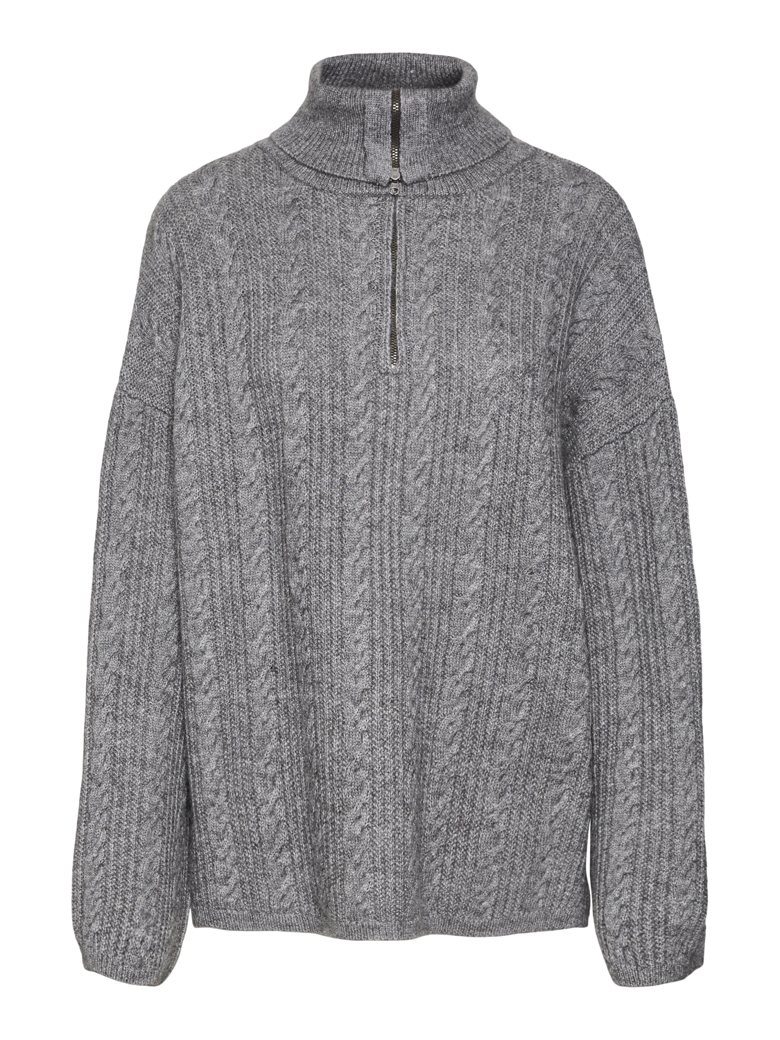 VMVIA Pullover - Medium Grey Melange