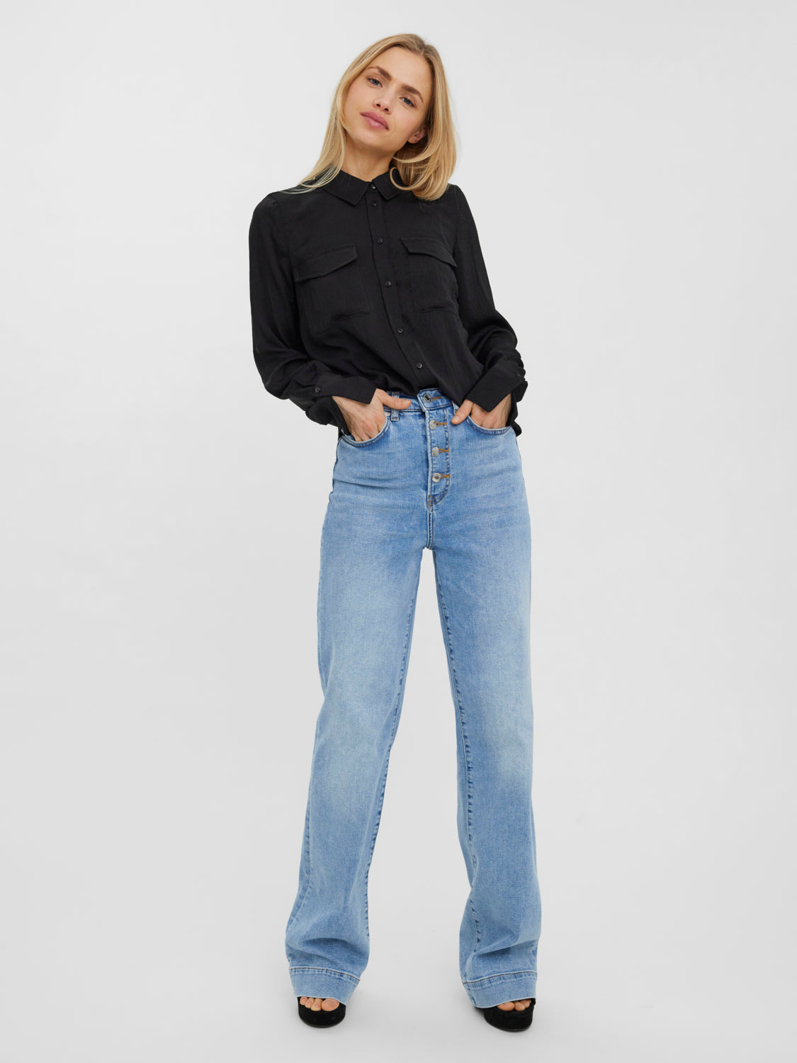VMSUNNY Shirts - Black